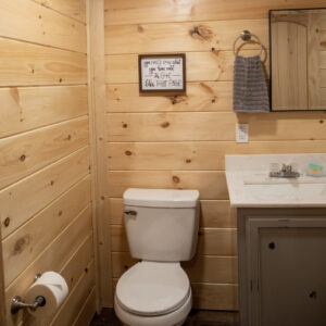 Sloth Cabin Bathroom